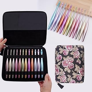 Mdoker Aluminum Crochet Hook Set