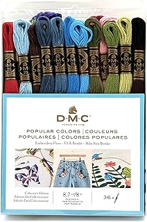 DMC 117F25-PC36 Embroidery Popular Colors Floss Pack
