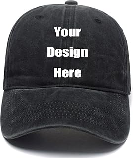 Customize Your Own Design Text, Photos, Image Logo Adjustable Hat