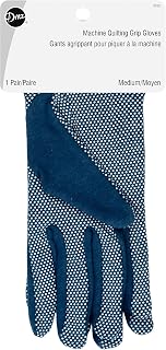 Dritz Machine Quilting Grip Gloves Blue