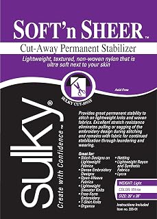 Sulky Cut Away Soft N Sheer Stabilizer