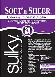 Sulky Cut Away Soft N Sheer Stabilizer