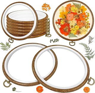 6 Pcs Circle Embroidery Hoop Frame Set