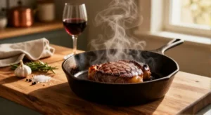 how long does cast iron stay hot